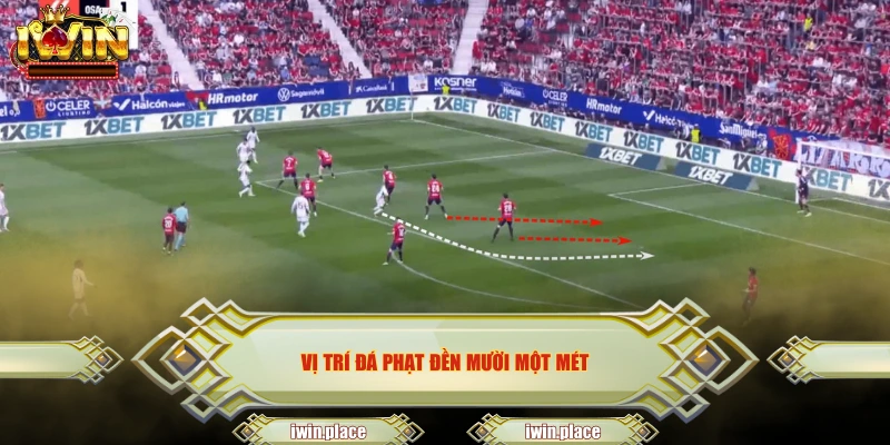 Vị trí đá phạt đền mười một mét